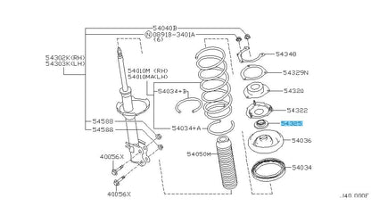 NISSAN MURANO Z50 03-07 Genuine Fr/Suspension Strut Mounting Bearing 54325-8J000