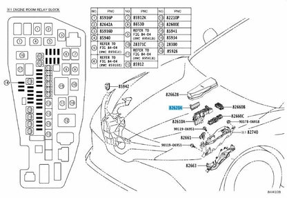 TOYOTA CAMRY 18-21 RAV4 19-21 Genuine Fusible Link Block Assy 82620-33130 OEM