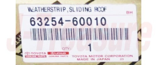 TOYOTA LAND CRUISER FZJ80 '91-94 Genuine Sunroof Weatherstrip Seal F & R Set OEM