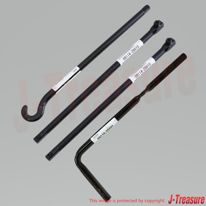 TOYOTA HILUX LN110L '93-97 Genuine Jack Handle Lever & Extension(x2) & Rod Set
