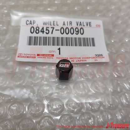 TOYOTA Genuine GAZOO RACING GR SPORT Tire Air Valve Cap 4pcs Set 08457-00090 OEM