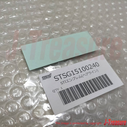 SUBARU WRX STI IMPREZA BRZ FORESTER Genuine STI Emblem Hairline STSG15100240 OEM