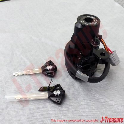 SUZUKI GSX-R1000 09-16 Genuine Steering Lock Assy & 2 Keys Set 37100-41G12 OEM