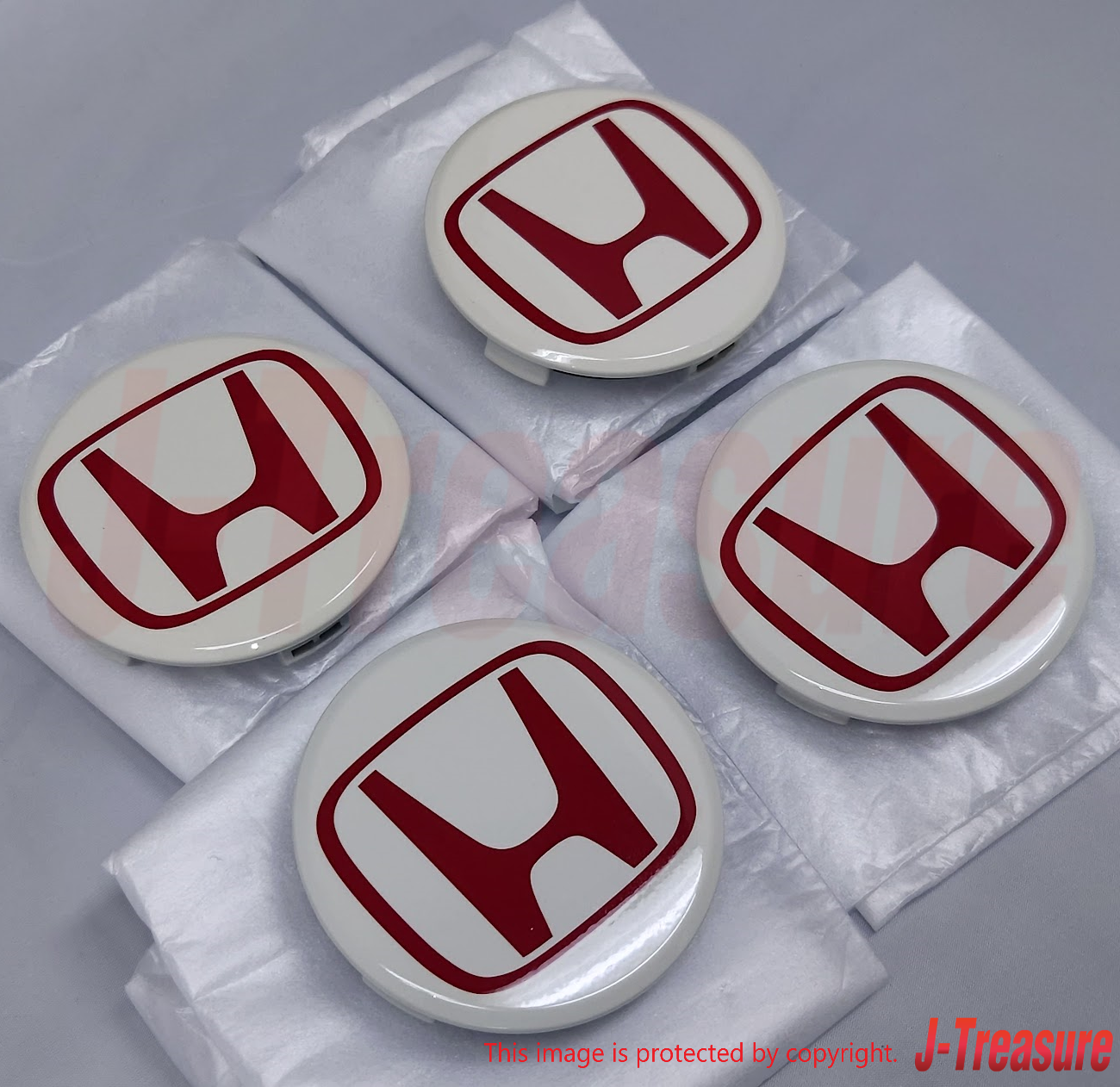 HONDA NSX-02R NA2 Genuine Championship White Wheel Center Cap 44732-SL0-960 x4