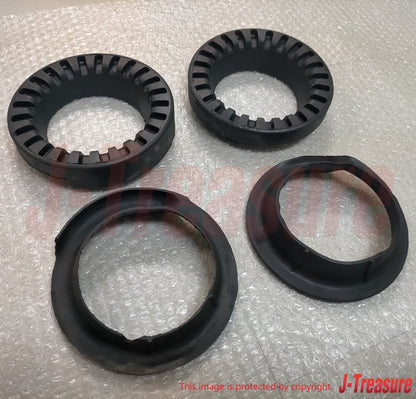 TOYOTA Genuine Rear Coil Spring Insulator Upper & Lower Right & Left Set OEM