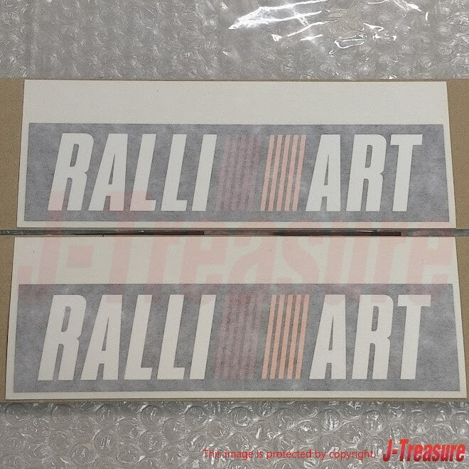 MITSUBISHI LANCER EVO6 CP9A Genuine TOMMI MAKINEN "RALLIART" Decal 2Pcs Set OEM