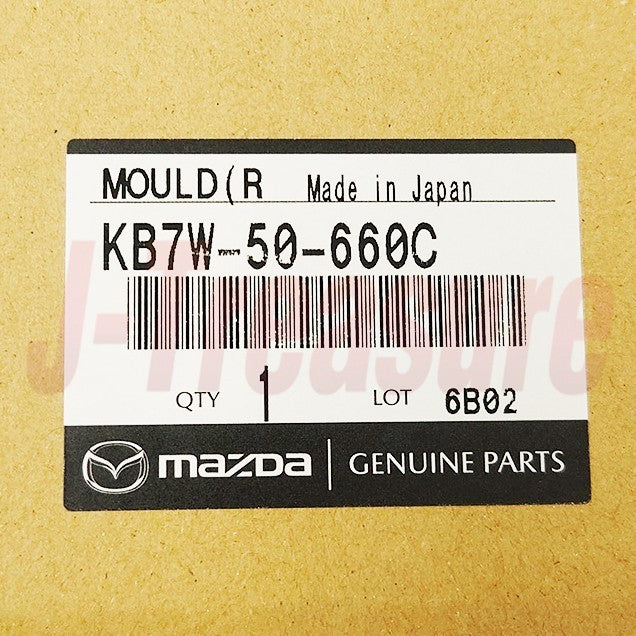 MAZDA CX-5 KF 2017-2024 Genuine Rear Door Beltline Molding RH KB7W-50-660C OEM