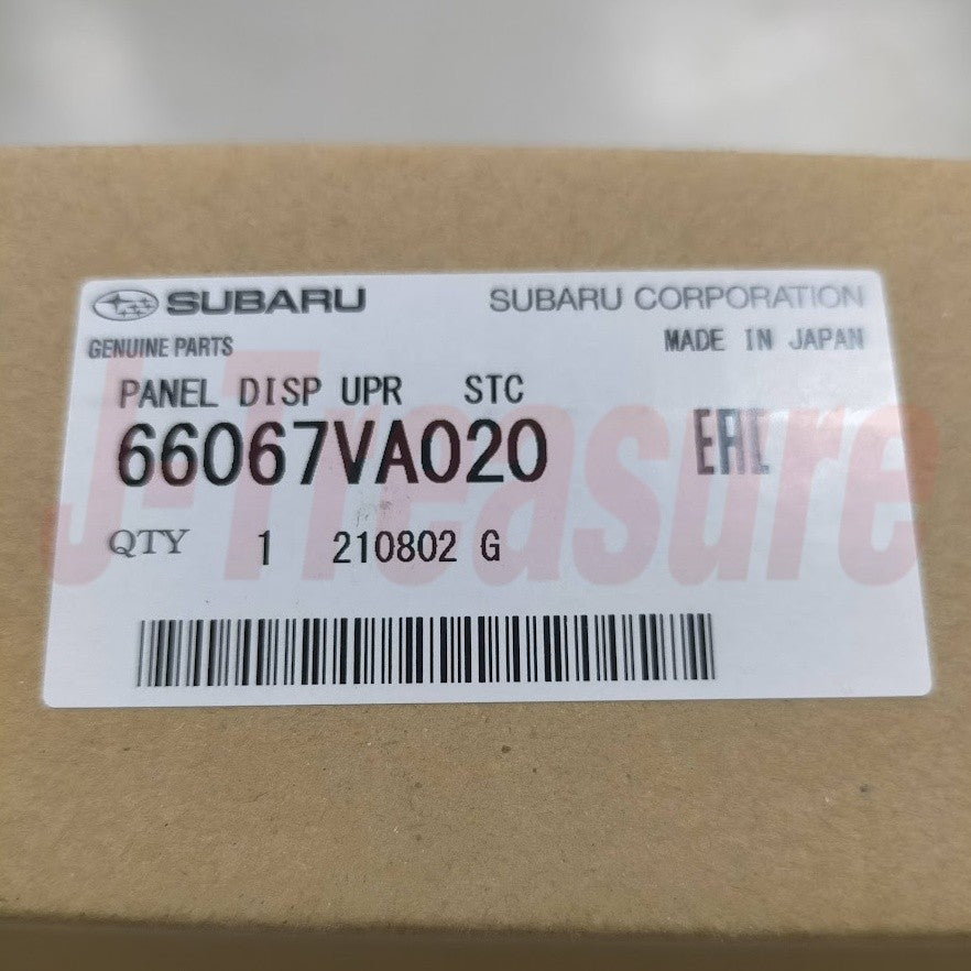 SUBARU WRX STI VAF '18-21 Genuine Display Panel Upper & Lower Set Eyesight Pkg