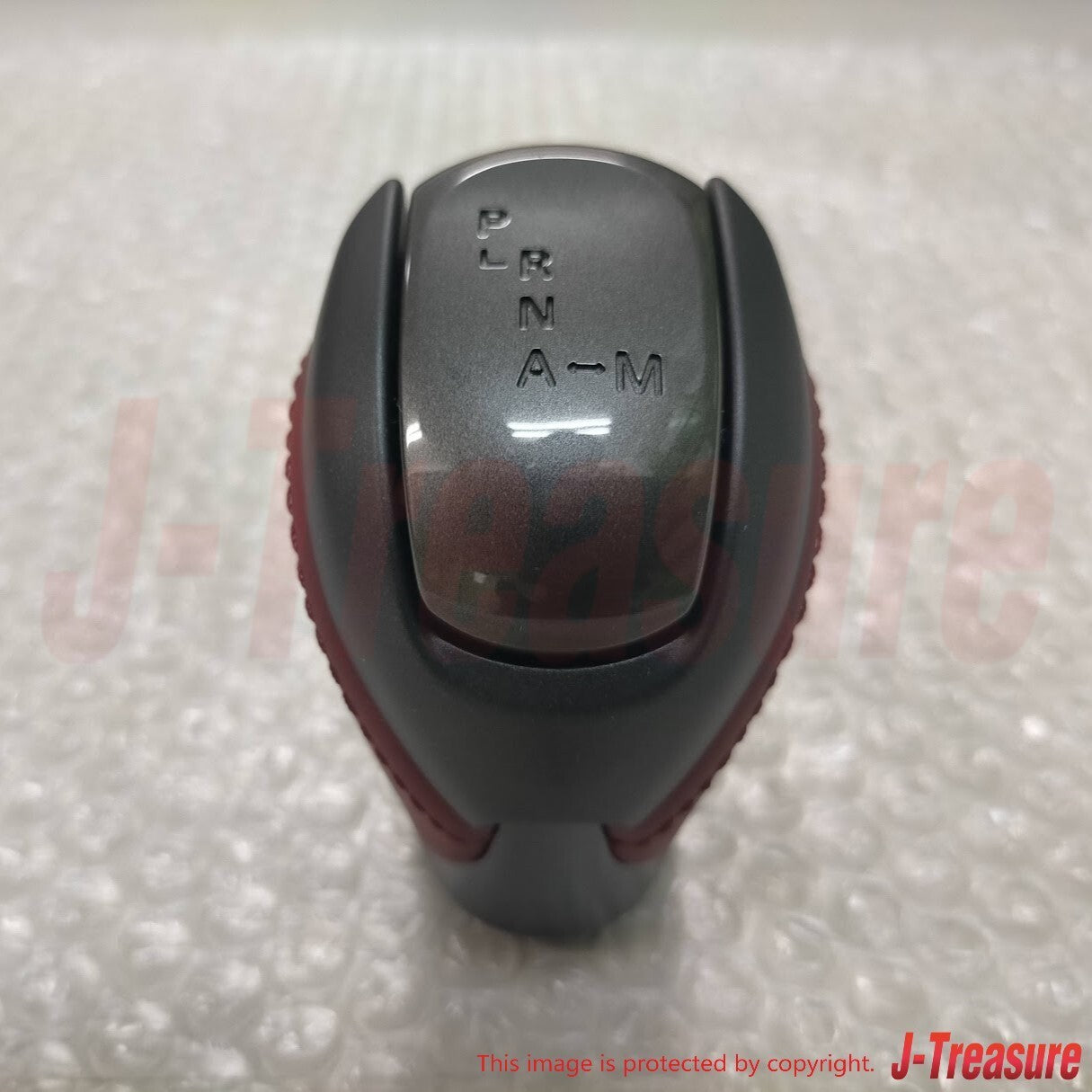NISSAN GT-R R35 2011-2015 Genuine Shift Knob Red Black Leather 34910-KB60A OEM