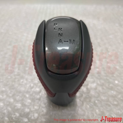 NISSAN GT-R R35 2011-2015 Genuine Shift Knob Red Black Leather 34910-KB60A OEM