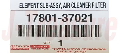 TOYOTA RAV4 AVA42 2016-2018 Genuine Air Cleaner Filter Element 17801-37021 OEM