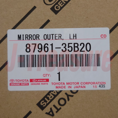 TOYOTA FJ CRUISER GSJ15 GSJ15W Genuine Outer Rear View Mirror RH & LH Set OEM