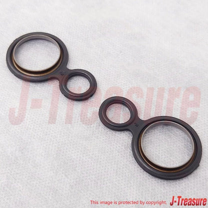 KAWASAKI NINJA 650 EX650 06-24 Genuine Spark Plug Hole Gasket 11061-0105 x2 Set