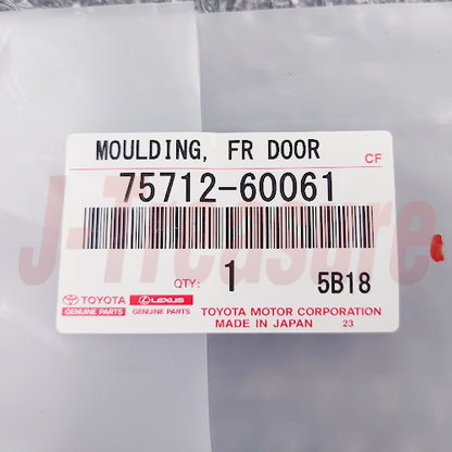 TOYOTA LAND CRUISER PRADO GRJ125 Genuine F/Door & Quarter Belt Moulding RH & LH