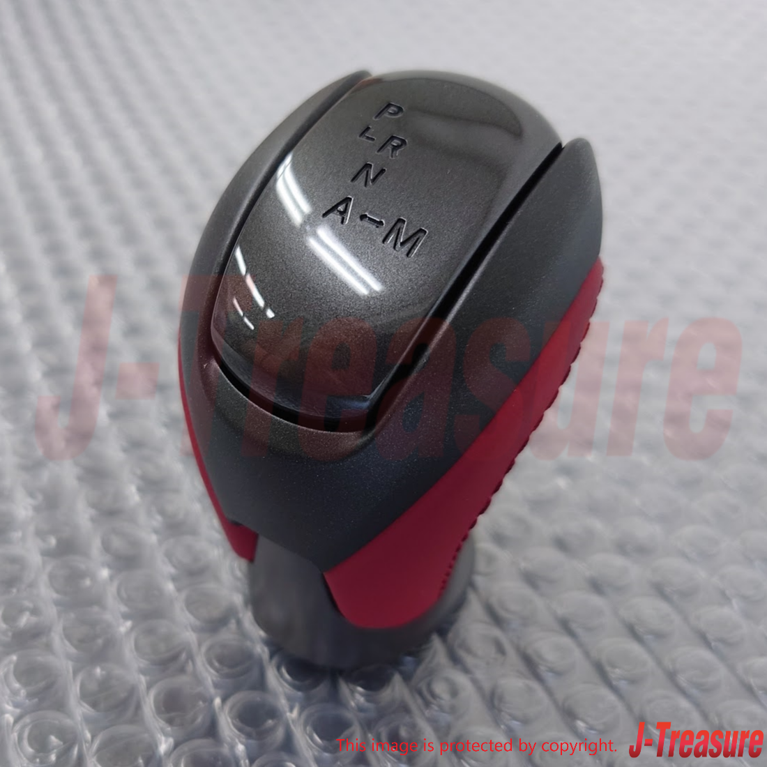 NISSAN NISMO GT-R R35 Genuine Shift Knob Assy Red Black Leather 34910-62B1A OEM