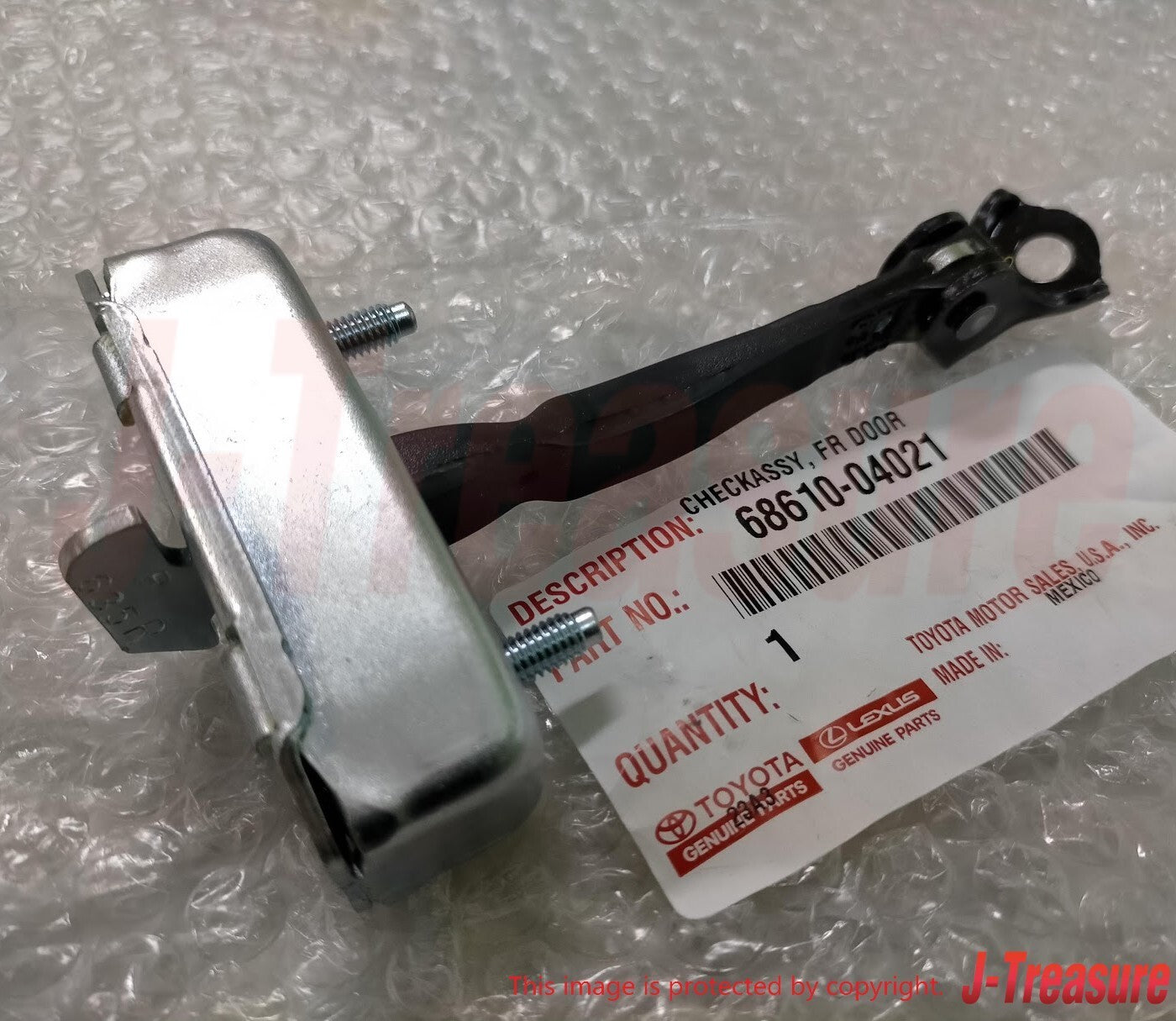 TOYOTA TACOMA GRN2## 05-16 Genuine Front Door Check Assy RH LH 68610-04021 OEM