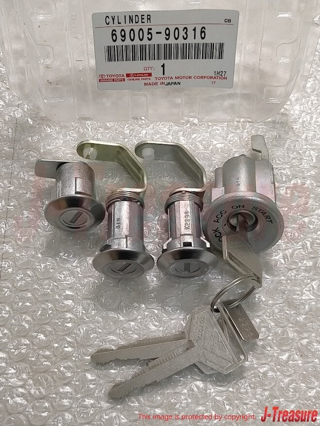 TOYOTA LAND CRUISER BJ41 FJ40 Genuine Ignition Cylinder Lock Key 69005-90316 OEM