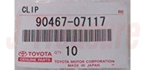 TOYOTA AVALON MCX10 1997-1998 Genuine Luggage Door Clip 90467-07117 x10 Set OEM