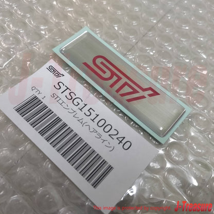 SUBARU WRX STI IMPREZA BRZ FORESTER Genuine STI Emblem Hairline STSG15100240 OEM