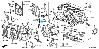 HONDA CR-V RE3 RE4 08-21 Genuine Oil Pressure Switch Assy 37241-RNA-A01 OEM