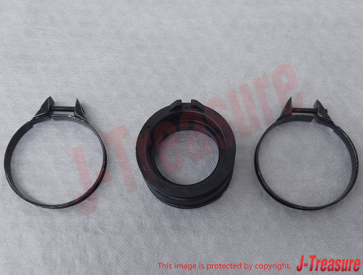 SUZUKI DR-Z400E 2000-2007 Genuine Intake Pipe & Clamp x2 Set OEM