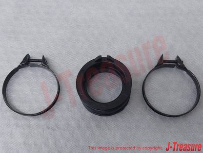 SUZUKI DR-Z400E 2000-2007 Genuine Intake Pipe & Clamp x2 Set OEM