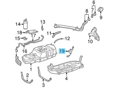 TOYOTA SEQUOIA 2001-2004 UCK35L UCK45L Genuine Fuel Level Sensor 83320-34041 OEM