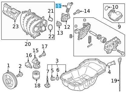MAZDA CX-5 KE KF 13-22 Genuine Engine Variable Valve Timing Solenoid PE0114420A