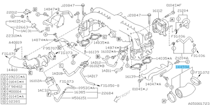 SUBARU FORESTER SH# 2009-2013 Genuine Air Intake Duct Assy 14459AA660 OEM