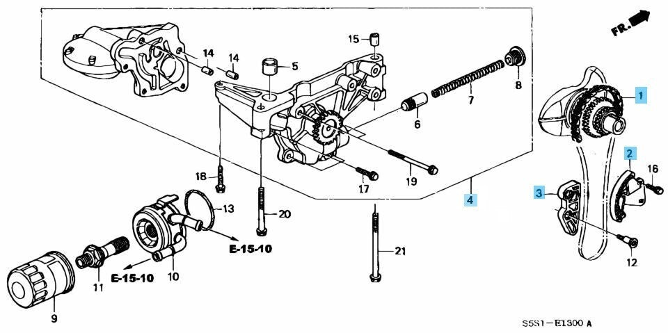 HONDA ACURA RSX DC5 02-06 Genuine K20A Engine Oil Pump & Timing Chain Kit OEM