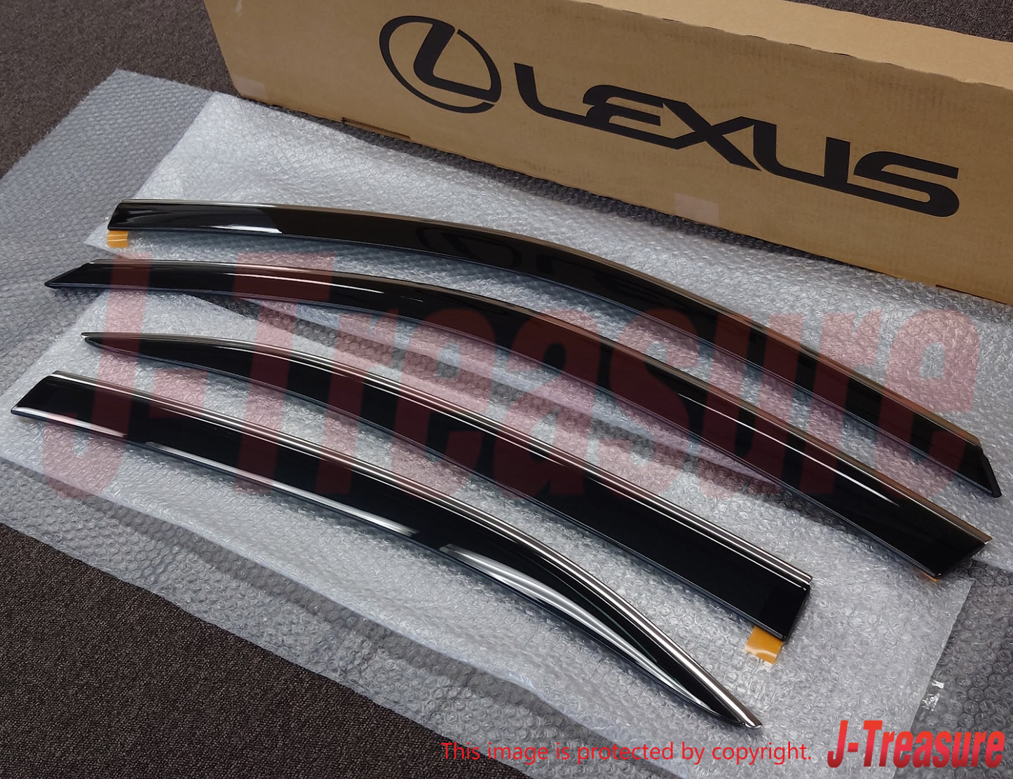 LEXUS IS250 IS300h IS350 GSE20 13-18 Genuine Front & Rear Exterior Visor Set OEM