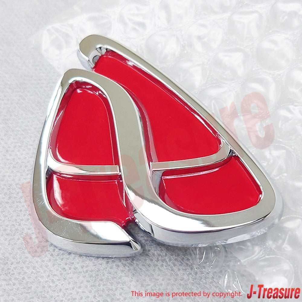 MAZDA RX-7 FD3S Genuine Emblem Red Efini Front & Rear Set OEM