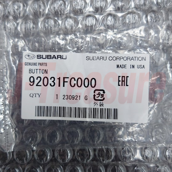 SUBARU BRZ ZC6 2015-2020 Genuine Frameless Rear View Mirror & Base Set OEM