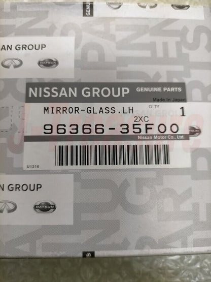 NISSAN SKYLINE GT-R BNR32 GTS HCR32 R32 Genuine Side View Mirror Glass Left OEM