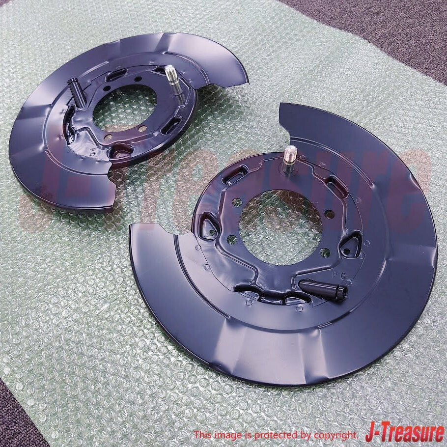 MITSUBISHI LANCER Evo 9 CT9A 03-06 Genuine Rear Brake Backing Plate RH & LH Set