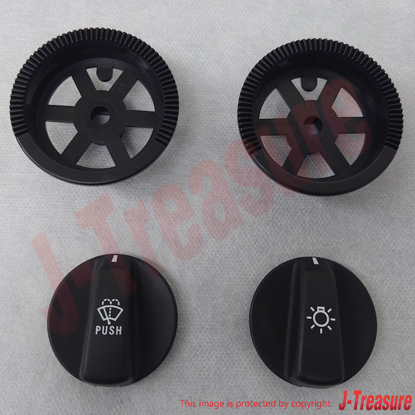 TOYOTA AE86 LEVIN TRUENO Genuine Wiper & Light Control Knob Switch Set OEM Parts