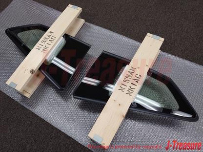 NISSAN GT-R R35 '11-23 Genuine Rear Quarter Glass Window RH & LH Set OEM