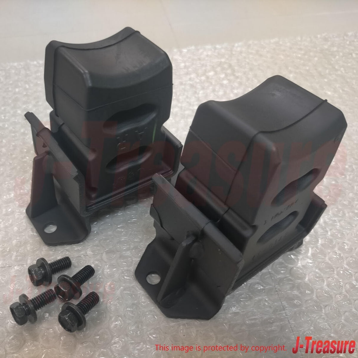 TOYOTA LEXUS GX470 Genuine Rear Axle Bump Stop Cushion RH LH & Bolt Set OEM