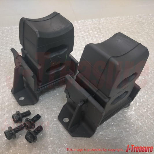 TOYOTA LEXUS GX470 Genuine Rear Axle Bump Stop Cushion RH LH & Bolt Set OEM