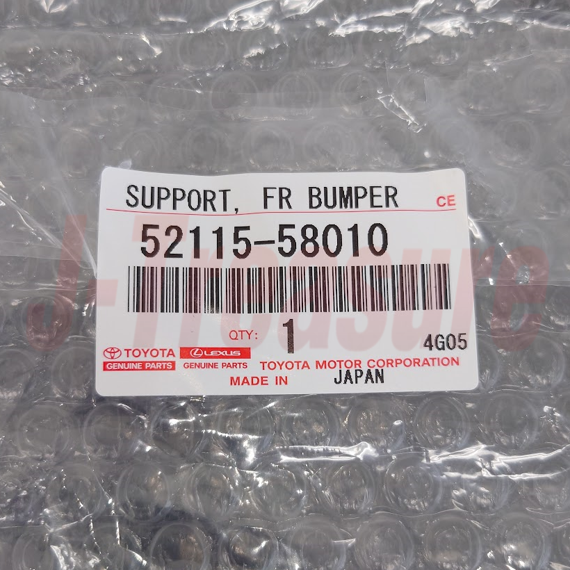 TOYOTA ALPHARD Genuine Front Bumper Side Support Right Side 52115-58010 OEM