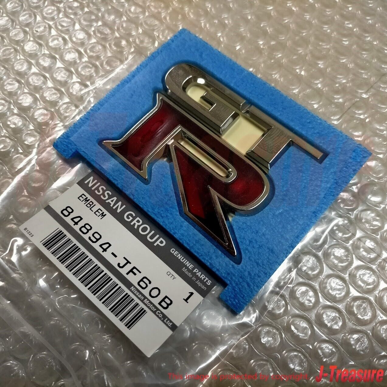 NISSAN GT-R R35 2011-2021 Genuine "NISSAN" & "GTR" Trunk Lid Emblem Set OEM