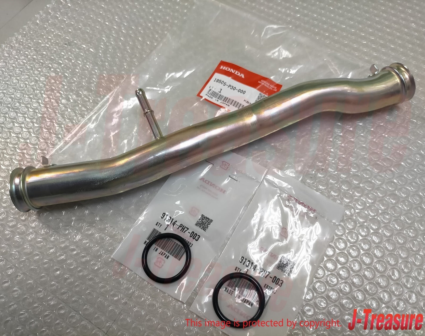 HONDA CIVIC INTEGRA DEL SOL Genuine Water Pump Connecting Pipe & Gasket Set OEM