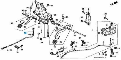 HONDA ACTY TRUCK HA3 HA4 1989-1999 Genuine Clutch Cable 22910-SJ6-040 OEM