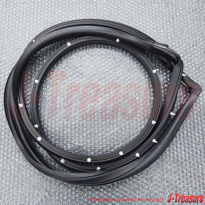 MITSUBISHI LANCER EVO4 CN9A EVO5 6 CP9A Genuine Front Door Weatherstrip Set OEM