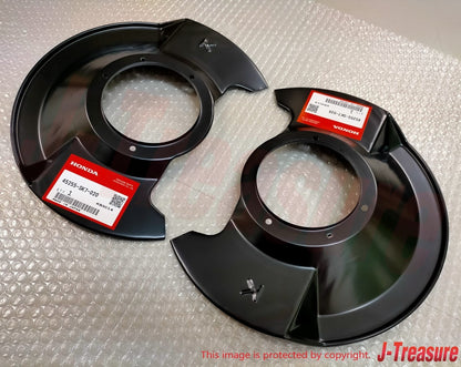 HONDA CIVIC 90-95 INTEGRA 90-01 Genuine Front Brake Splash Guard Cover Set OEM