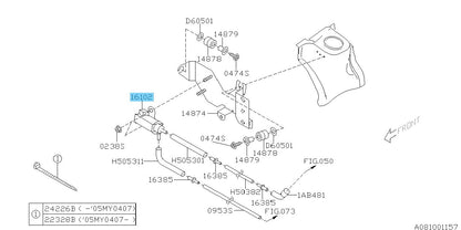 SUBARU IMPREZA WRX STI GDA GDB 04-06 Genuine Duty Solenoid Valve Assy 16102AA360