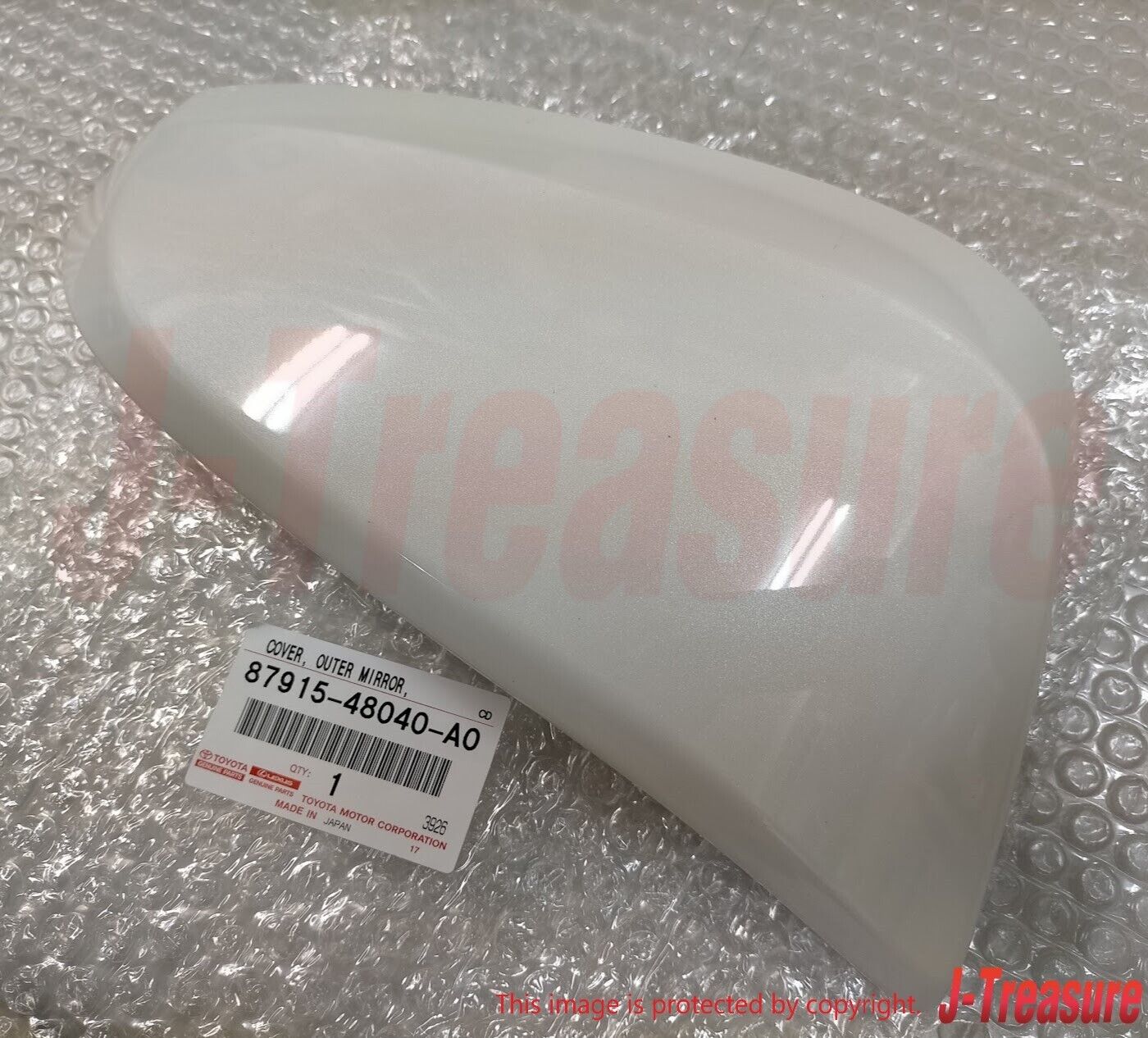 TOYOTA RAV4 2014-2018 Genuine Cover Outer Mirror RH White Pearl  87915-48040-A0