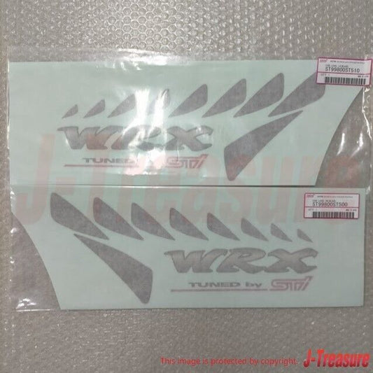 SUBARU IMPREZA WRX STi GC8 Genuin Rear Side Fender Panel Pink Decal Set OEM