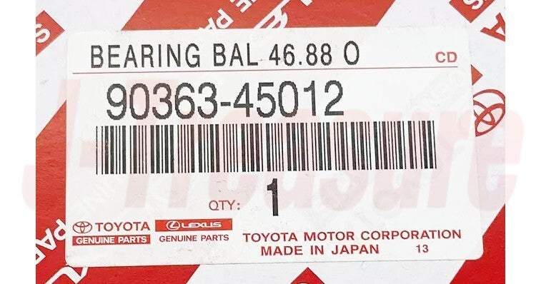 TOYOTA SUPRA MA70 87-92 Genuine Clutch Release Hub Ball Bearing 90363-45012 OEM