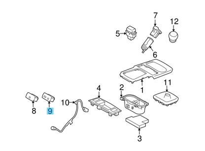 SUBARU OUTBACK 2010-2014 Genuine Auxiliary Jack  Unit Ay USB 86257AJ201 OEM